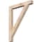 Ekena Millwork Traditional Block Smooth Bracket, Douglas Fir, 3 1/2"W x 32"D x 40"H BKT04X32X40TRA05SDF - alternate 1
